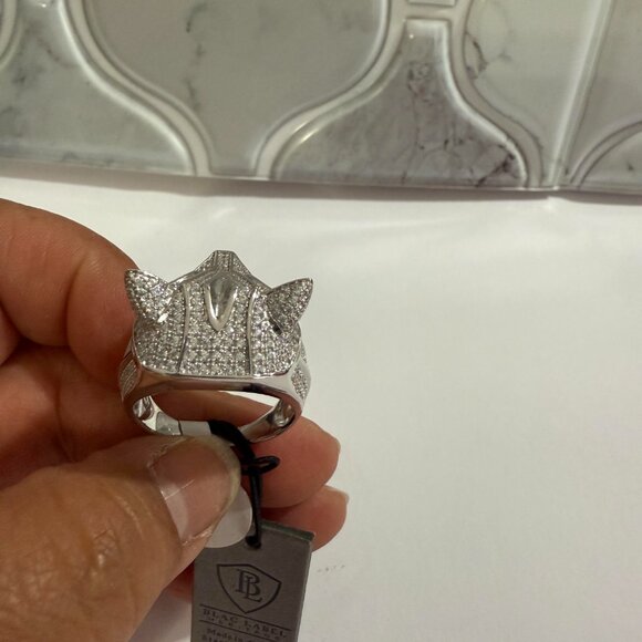 Blac Label Heritage Sterling Silver Cubic Zirconia Ring Size 11 - Picture 8 of 8